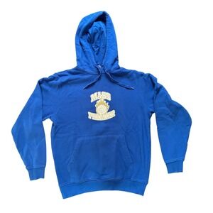Augusta Sportswear Mass Premier Volleyball Hoodie Blue Graphic Pullover Mens M